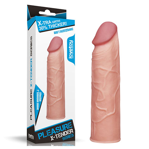Pleasure X-Tender 1 Inch Penis Extension Sleeve | Penis Extensions