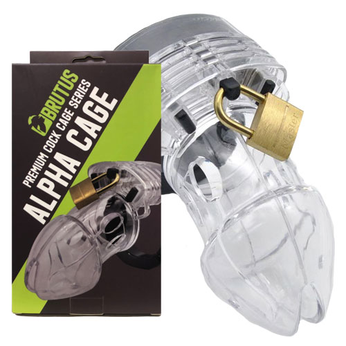 Brutus | Alpha Chastity Cage (Clear) | Cock Cage