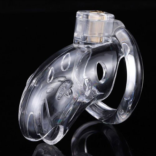 Brutus Shark Chastity Cage (Clear)