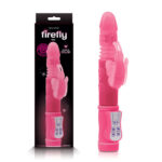 Firefly Lola Glow In Dark Thrusting Rabbit Vibrator (Pink)