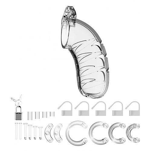 MANCAGE Model 04 4.5" Transparent Chastity Cage - Image 2