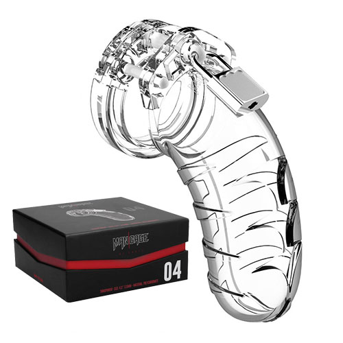 MANCAGE 04 4.5" Transparent | Chastity Cages For Men Online MANCAGE 04 4.5" Transparent | Chastity Cages For Men Online