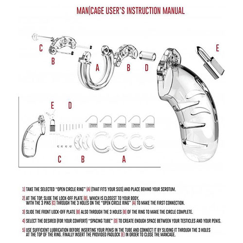 MANCAGE 06 5.5" Transparent Assembly Instructions