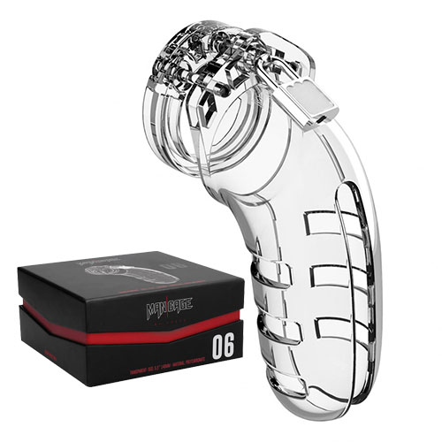 MANCAGE 06 5.5" Transparent | Chastity Cages For Men Online MANCAGE 06 5.5" Transparent | Chastity Cages For Men Online