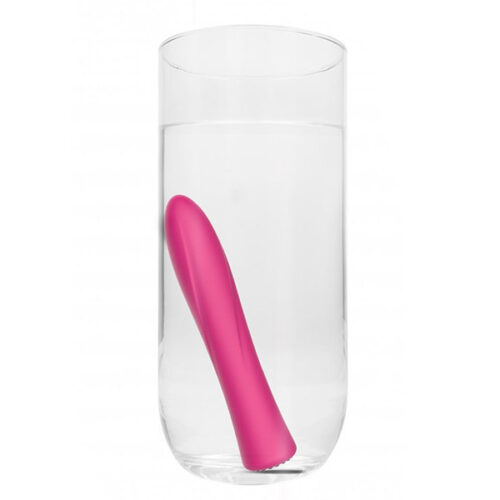 Waterproof Discretion Wand Jewel Vibrator (Pink)