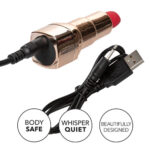 Hide and Play USB Rechargeable Lipstick Vibrator (Red)