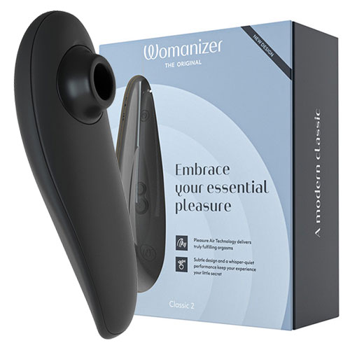 Womanizer Classic 2 (Black) | Clitoral Vibrators | Sex Toys For Women