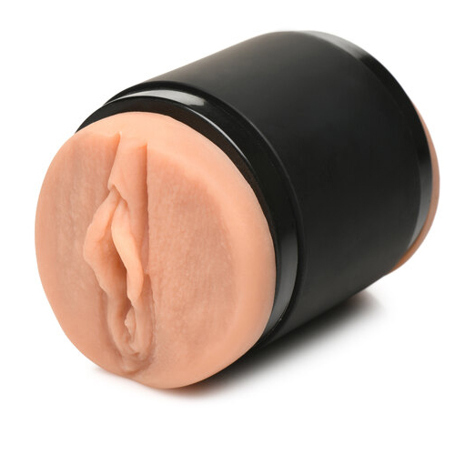 Mistress Double Shot Mini Masturbator Mouth & Pussy (Medium Tone) Vagina Entrance