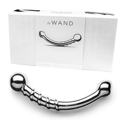 Le Wand Bow | Stainless Steel Double Ended Dildo