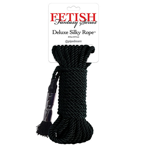 Fetish Fantasy Series Deluxe Silky Rope (Black) | Restraints